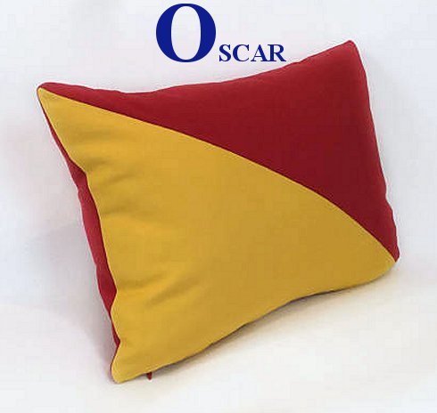Sunbrella® Outdoor Nautical Code Flag Pillows - Nautical Luxuries