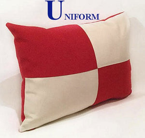 Sunbrella® Outdoor Nautical Code Flag Pillows - Nautical Luxuries