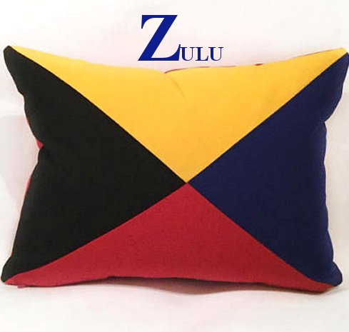 Sunbrella® Outdoor Nautical Code Flag Pillows - Nautical Luxuries