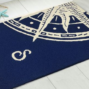 Nautical clearance outdoor rugs