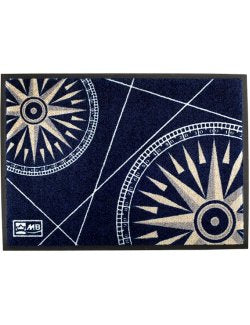Non-Skid Indoor/Outdoor Windrose Yacht Mat - Nautical Luxuries