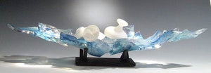 Caleb Nichols Return Passage Blown Glass Sculpture - Nautical Luxuries