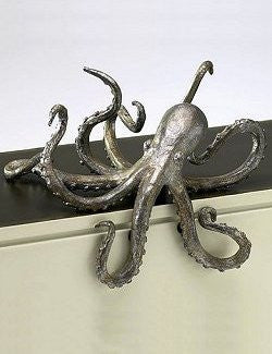 Denizen Of The Deep Shelf Edge Sculpture - Nautical Luxuries