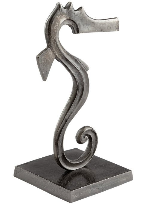 Modern Seahorse Sculpture - Nautical Luxuries