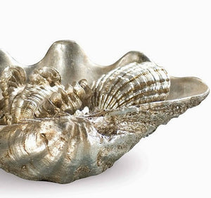 Antique Silver Finish Centerpiece - Nautical Luxuries