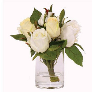Petite Rosebud Stateroom Bouquet Yacht Silks Arrangement - Nautical Luxuries