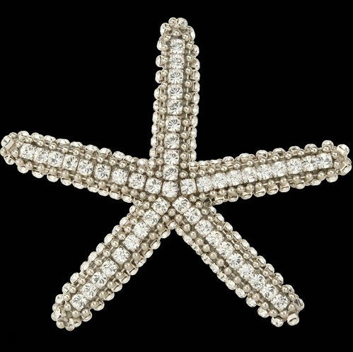 Swarovski Crystals Starfish Decorative Accents - Nautical Luxuries