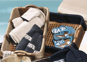 Italian Yachtsman's Cross-Hatch Shoe Basket - Nautical Luxuries