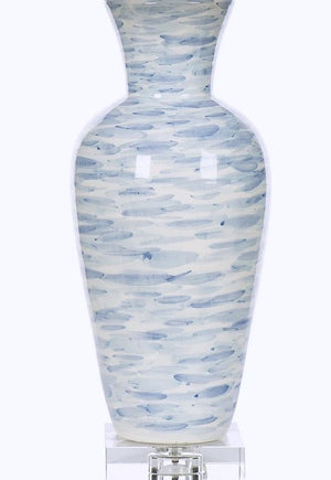 Italian Ceramic Ocean Winds Table Lamp - Nautical Luxuries