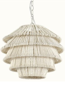 Coco Bead Tiered Pendant - Nautical Luxuries