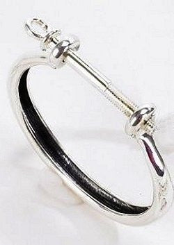 Sterling Silver Working Shackle Bracelet - Nautical Luxuries
