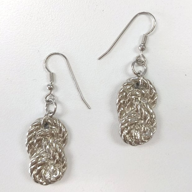 Savoia Knot Hoop Earrings - Nautical Luxuries