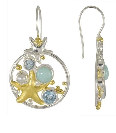 Sea Treasures Spring Starfish Gems - Nautical Luxuries