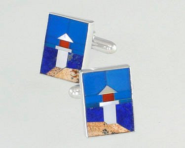 New England Lighthouse Cufflinks - Nautical Luxuries
