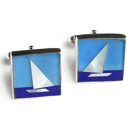 Boat cufflinks deals