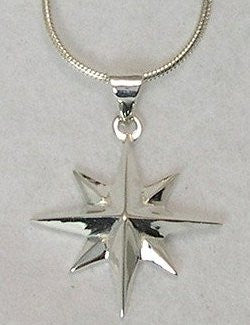 Grande Compass Rose Necklace - Nautical Luxuries