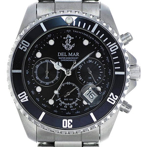 Ship's Anchor Stainless Chronograph Watches - Nautical Luxuries
