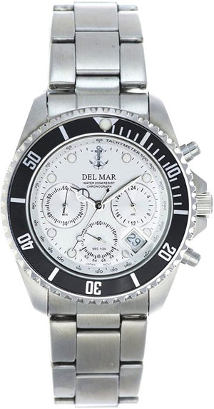 Ship's Anchor Stainless Chronograph Watches - Nautical Luxuries