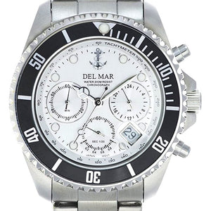 Ship's Anchor Stainless Chronograph Watches - Nautical Luxuries