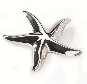 Sterling Silver Starfish Pin - Nautical Luxuries