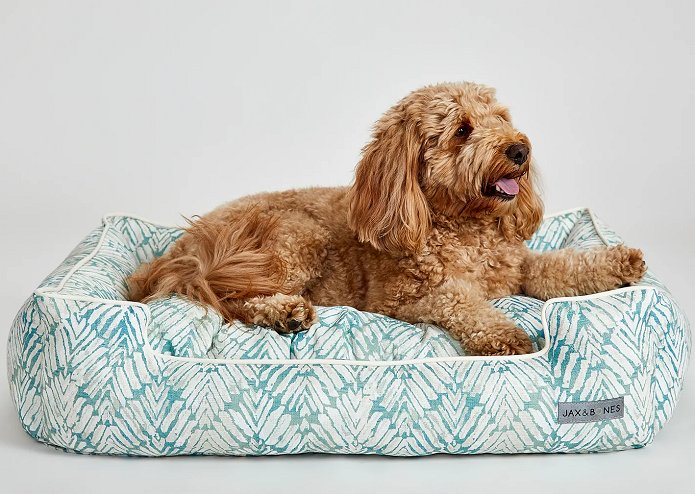 Aqua Ferns Luxury Pet Bed - Nautical Luxuries