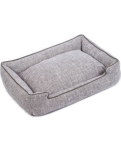 Sand Pebble Gris Luxury Pet Bed - Nautical Luxuries