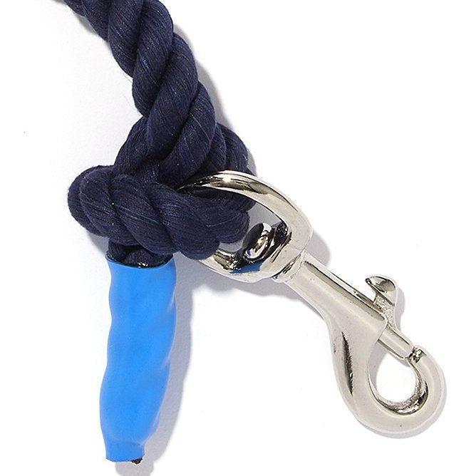 Nautical Rope Dog Leash - Navy Blue