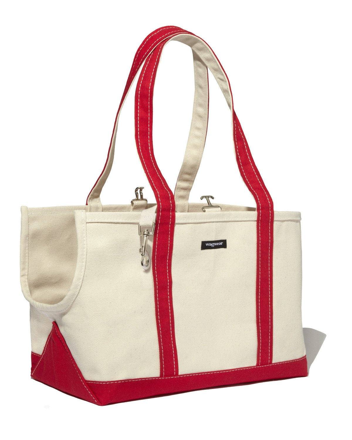 Wholesale Canvas Medium Boat Tote in Red