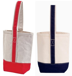 Yachtsman's Canvas Boat Tote Wine Totes - Nautical Luxuries