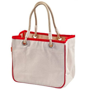 Natural Canvas Rope Handle Purse Totes Nautical Luxuries