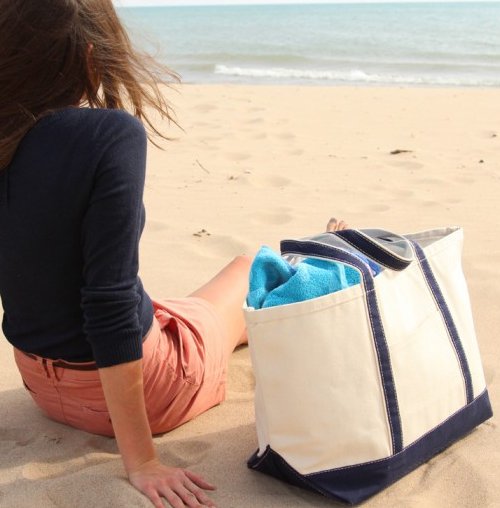 Small Zip Tote - Sand