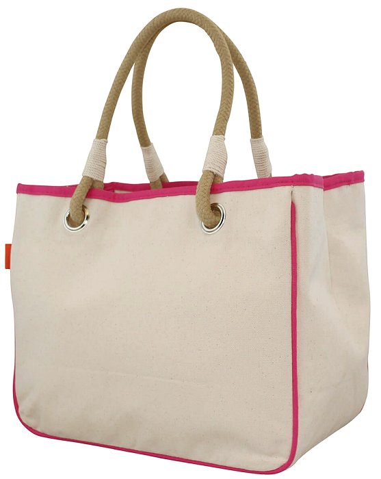 Natural Canvas Rope Handle Purse/Totes - Nautical Luxuries