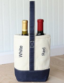 Yachtsman's Canvas Boat Tote Wine Totes - Nautical Luxuries