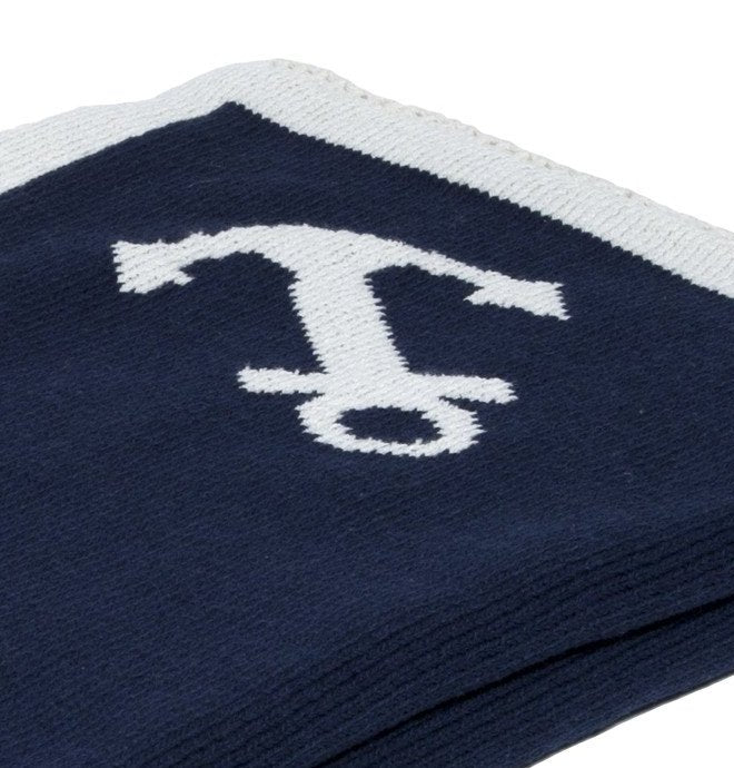 Eco-Conscious Nautical Anchor Knit Poncho - Nautical Luxuries