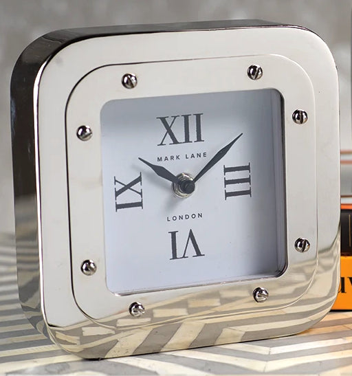 Steamship Riveted Table Clocks - Nautical Luxuries