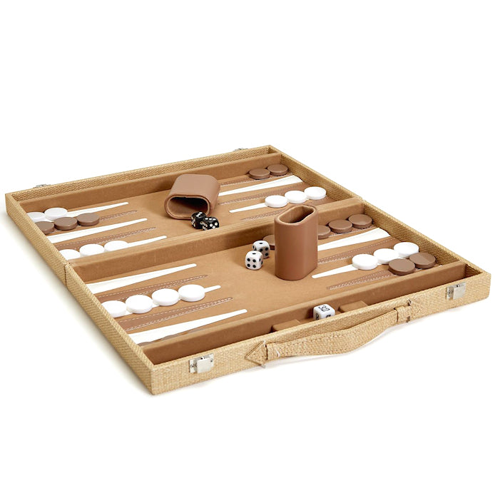 Set de Backgammon Premium de 40 x 53 cm - Marrón | Juegos de Backgammon Set de Backgammon Premium de 40 x 53 cm - Marrón | Juegos de Backgammon
