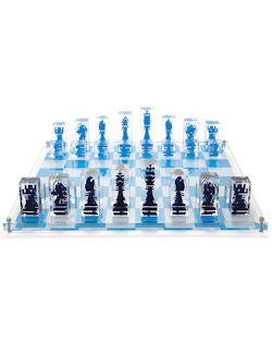 Luxury Acrylic Superyacht Chess Sets - Nautical Luxuries