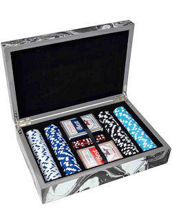 Luxury Marble Lacquer Superyacht Poker Set - Nautical Luxuries
