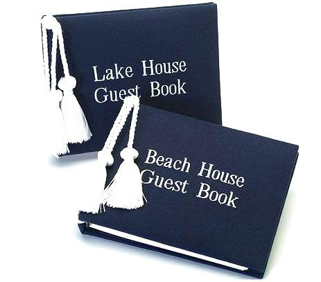 Beach House & Lake House Guest Books - Nautical Luxuries