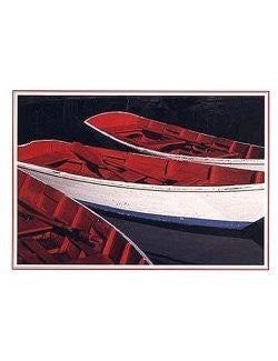 Red Dinghies Holiday Cards - Nautical Luxuries