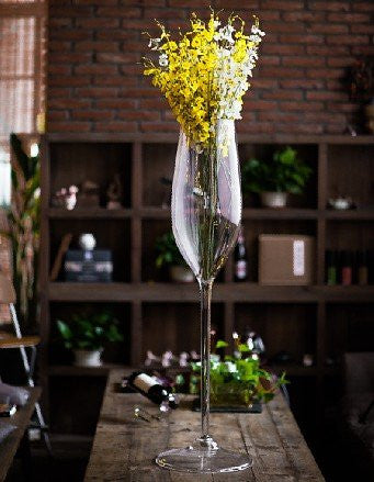 Grande Floor-Standing Champagne Flute Acrylic Ice Bucket - Nautical Luxuries