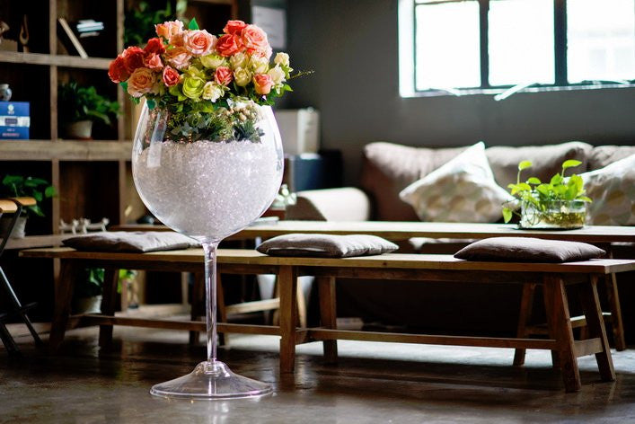 Grande Floor-Standing Red Wine Glass Acrylic Ice Bucket - Nautical Luxuries