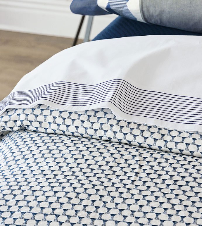 Bristol Beach Denim Coastal Bedding Collection - Nautical Luxuries