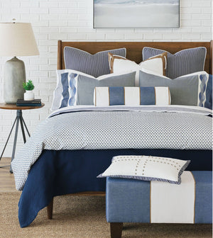 Bristol Beach Denim Coastal Bedding Collection - Nautical Luxuries