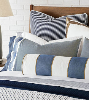 Bristol Beach Denim Coastal Bedding Set - Nautical Luxuries