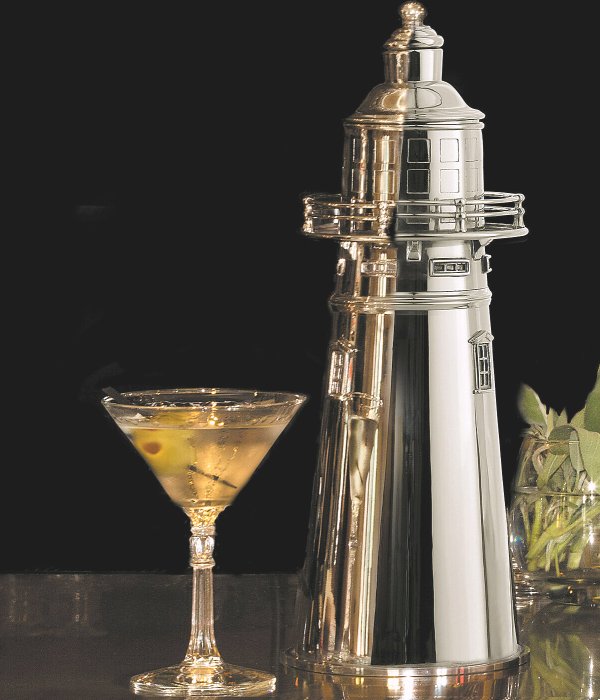 Coastal Beacon Cocktail Shaker - Nautical Luxuries