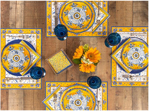 San Tropez Triple-Weight Melamine Dinnerware Set - Nautical Luxuries