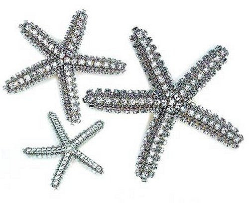 Swarovski Crystals Starfish Decorative Accents - Nautical Luxuries