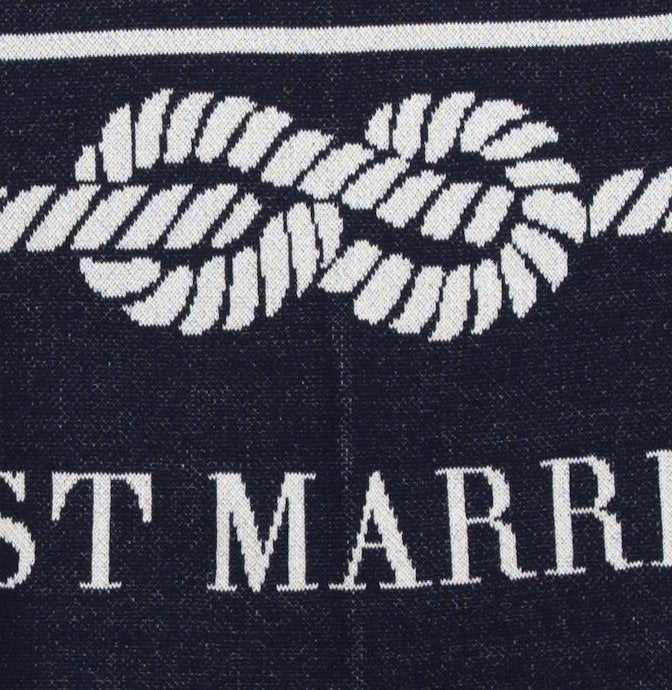 Just Married Eco-Conscious Throw - Nautical Luxuries