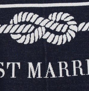 Just Married Eco-Conscious Throw - Nautical Luxuries